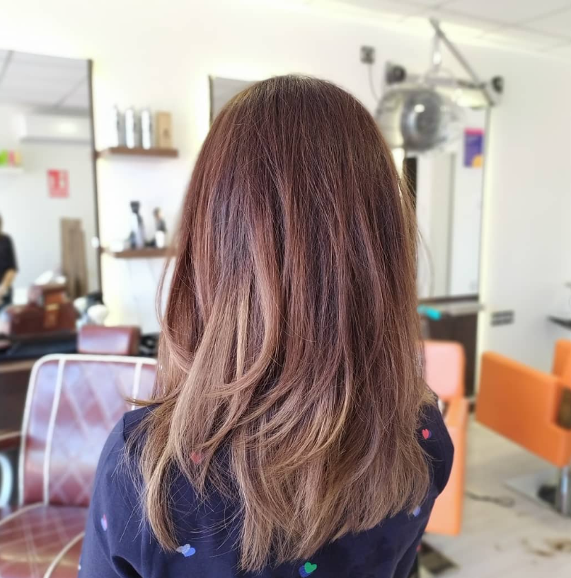 peinado pelo largo